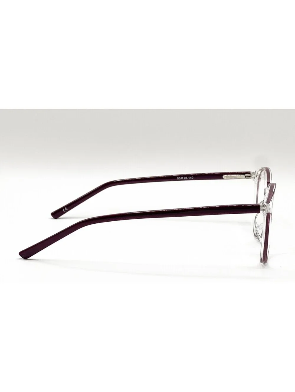 Modern Guidance Purple-in-line Purple Oval Authentic Eyeglass Frames 50-20-140